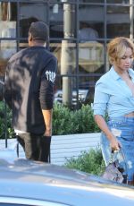 BEYONCE Leaves a Restaurant in Los Angeles