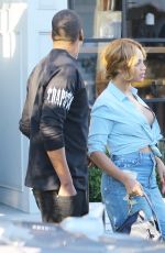 BEYONCE Leaves a Restaurant in Los Angeles