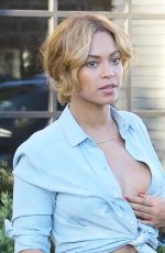 BEYONCE Leaves a Restaurant in Los Angeles