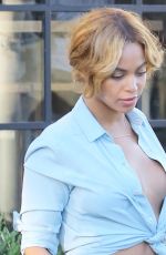 BEYONCE Leaves a Restaurant in Los Angeles