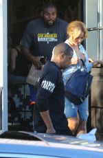 BEYONCE Leaves a Restaurant in Los Angeles