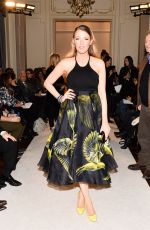 BLAKE LIVELY at Marchesa Fashion Show in new York