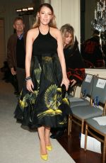 BLAKE LIVELY at Marchesa Fashion Show in new York
