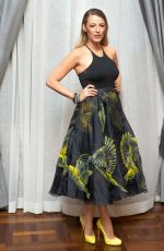 BLAKE LIVELY at Marchesa Fashion Show in new York