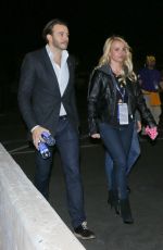BRITNEY SPEARS Leaves Super Bowl XLIX in Pheonix