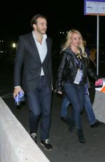 BRITNEY SPEARS Leaves Super Bowl XLIX in Pheonix