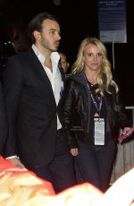 BRITNEY SPEARS Leaves Super Bowl XLIX in Pheonix