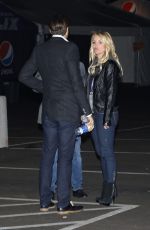 BRITNEY SPEARS Leaves Super Bowl XLIX in Pheonix