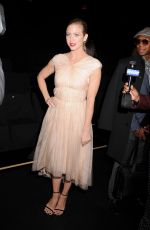 BRITTANY SNOW at Monique Lhuillier Fashion Show in New York