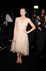 BRITTANY SNOW at Monique Lhuillier Fashion Show in New York