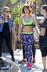 BROOKE BURKE in Tank Top Leaves a Gym in Malibu