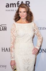 BROOKE SHIELDS at 2015 Amfar Gala in New York 