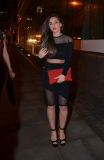 BROOKE VINCENT and GEORGIA MAY FOOTE Night Out in Manchester