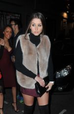 BROOKE VINCENT and GEORGIA MAY FOOTE Night Out in Manchester