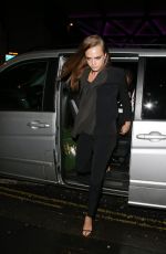CARA DELEVINGNE Arrives at Mr. Chow