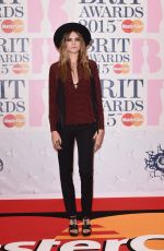 CARA DELEVINGNE at Brit Awards 2015 in London