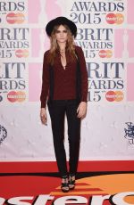 CARA DELEVINGNE at Brit Awards 2015 in London