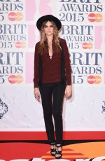 CARA DELEVINGNE at Brit Awards 2015 in London