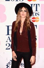 CARA DELEVINGNE at Brit Awards 2015 in London
