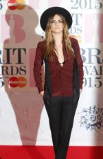 CARA DELEVINGNE at Brit Awards 2015 in London