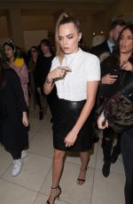 CARA DELEVINGNE at Topshop Unique Fashion Show in London 2202