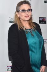 CARRIE FISHER at US-Ireland Alliance 10th Annual Oscar Wilde Awards