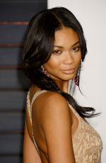 CHANEL IMAN at Vanity Fair Oscar Party in Hollywood