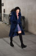 CHARLI XCX Arrives at BBC Radio 1 Studios in London