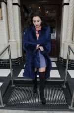 CHARLI XCX Arrives at BBC Radio 1 Studios in London