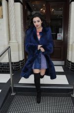 CHARLI XCX Arrives at BBC Radio 1 Studios in London
