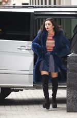 CHARLI XCX Arrives at BBC Radio 1 Studios in London