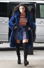 CHARLI XCX Arrives at BBC Radio 1 Studios in London