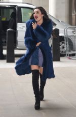 CHARLI XCX Arrives at BBC Radio 1 Studios in London