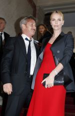 CHARLIZE THERON and Sean Penn at  Cesar Film Awards in Paris