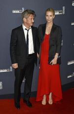 CHARLIZE THERON and Sean Penn at  Cesar Film Awards in Paris