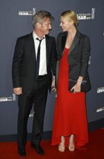 CHARLIZE THERON and Sean Penn at  Cesar Film Awards in Paris