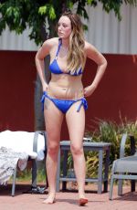 CHARLOTTE CROSBY in Bikini at a Pool in Australia