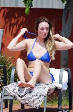 CHARLOTTE CROSBY in Bikini at a Pool in Australia