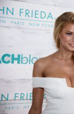 CHARLOTTE MCKINNEY at John Frieda Hair Care Beach Blonde Collection Party in New York