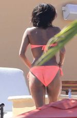 CHERYL BURKE in Bikini at a Pool in Dominican Republic