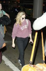 CHLOE MORETZ Arrives at Los Angeles International Airport 0202