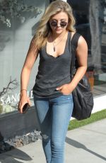 CHLOE MORETZ in jeans Out and About in West Hollywood 0502