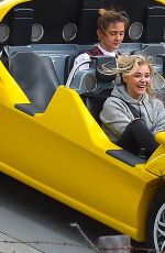 CHLOE MORETZ Out at Disneyland in Anaheim