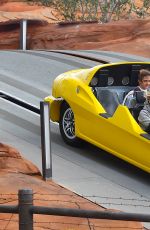 CHLOE MORETZ Out at Disneyland in Anaheim