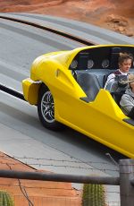 CHLOE MORETZ Out at Disneyland in Anaheim