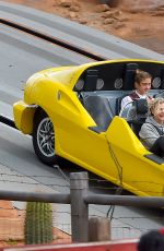 CHLOE MORETZ Out at Disneyland in Anaheim