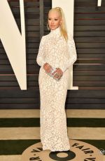 CHRISTINA AGUILERA at Vanity Fair Oscar Party in Hollywood