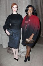 CHRISTINA HENDRICKS at Zac Posen Fashion Show in New York