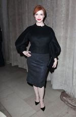 CHRISTINA HENDRICKS at Zac Posen Fashion Show in New York