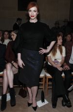 CHRISTINA HENDRICKS at Zac Posen Fashion Show in New York